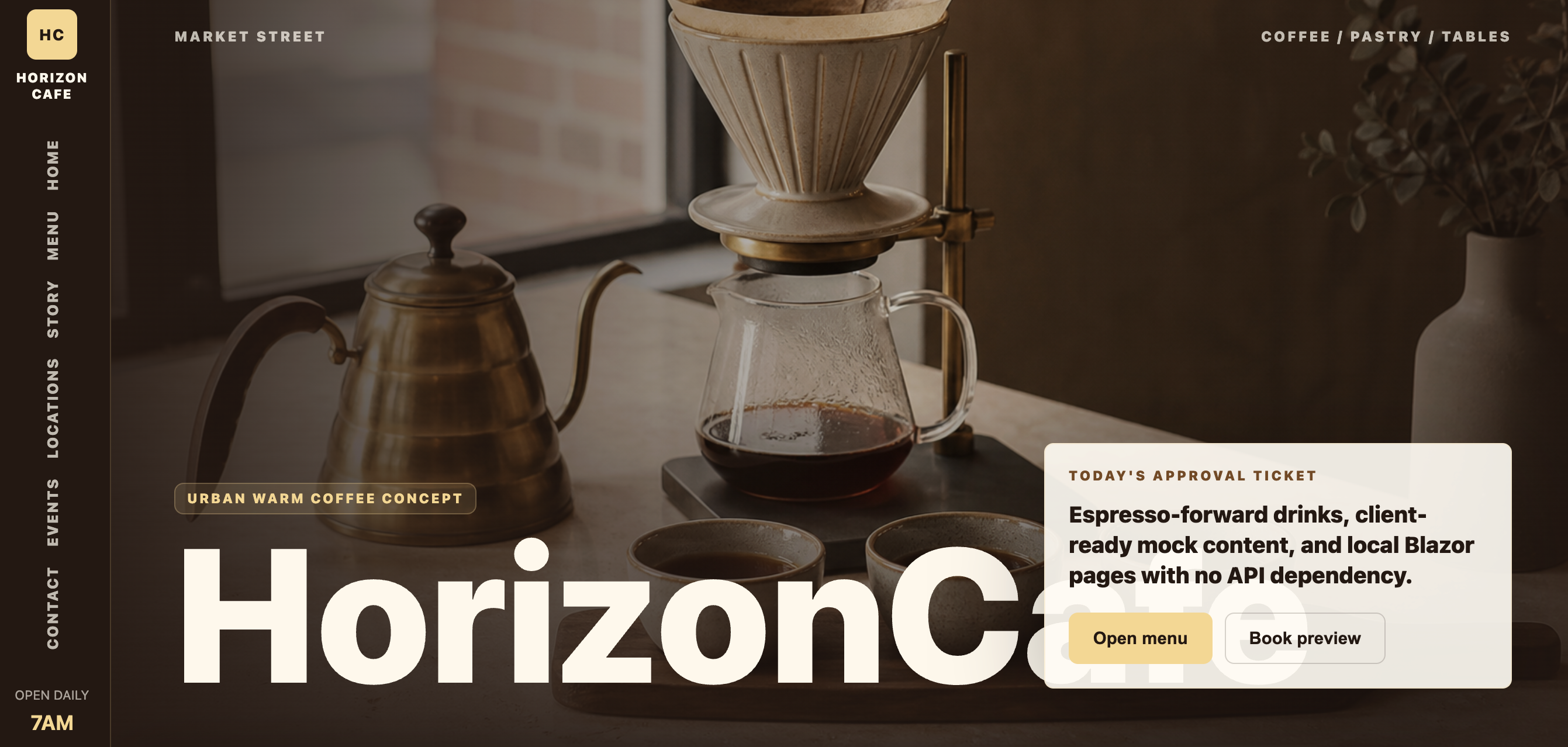Horizon Cafe preview